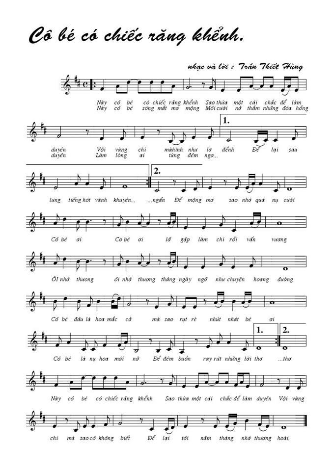 Cô bé có chiếc răng khểnh sheet