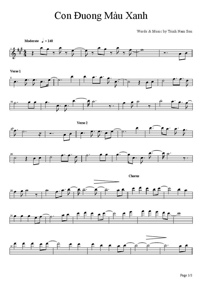 Con đường màu xanh sheet