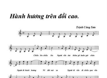 Hành Hương Trên Đồi Cao sheet có lời 