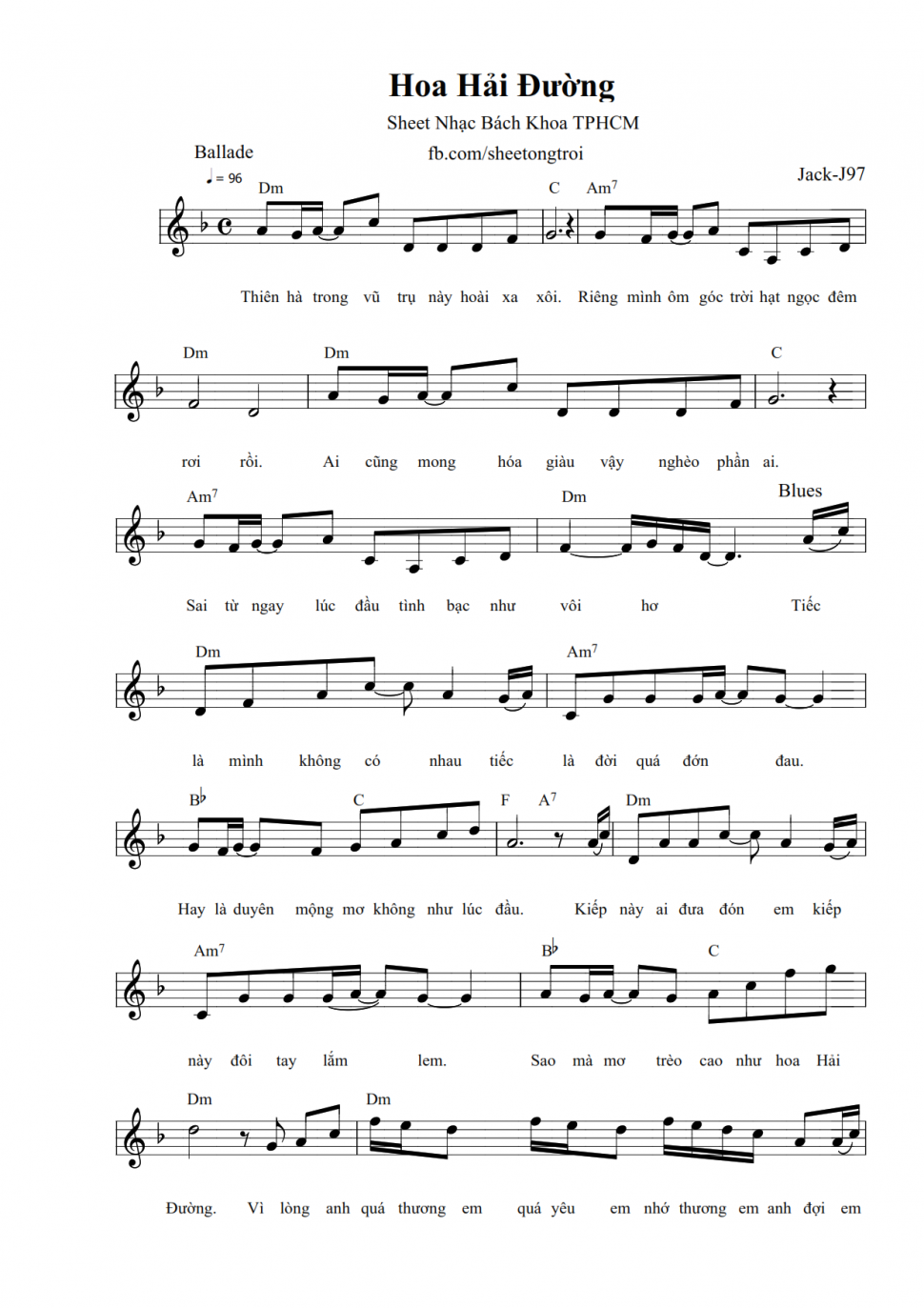 Hoa Hải Đường sheet