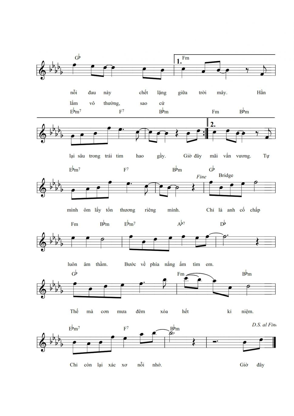 Hoa Nở Không Màu sheet có lời 