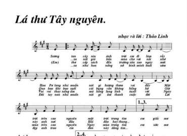 Lá Thư Tây Nguyên sheet có lời 