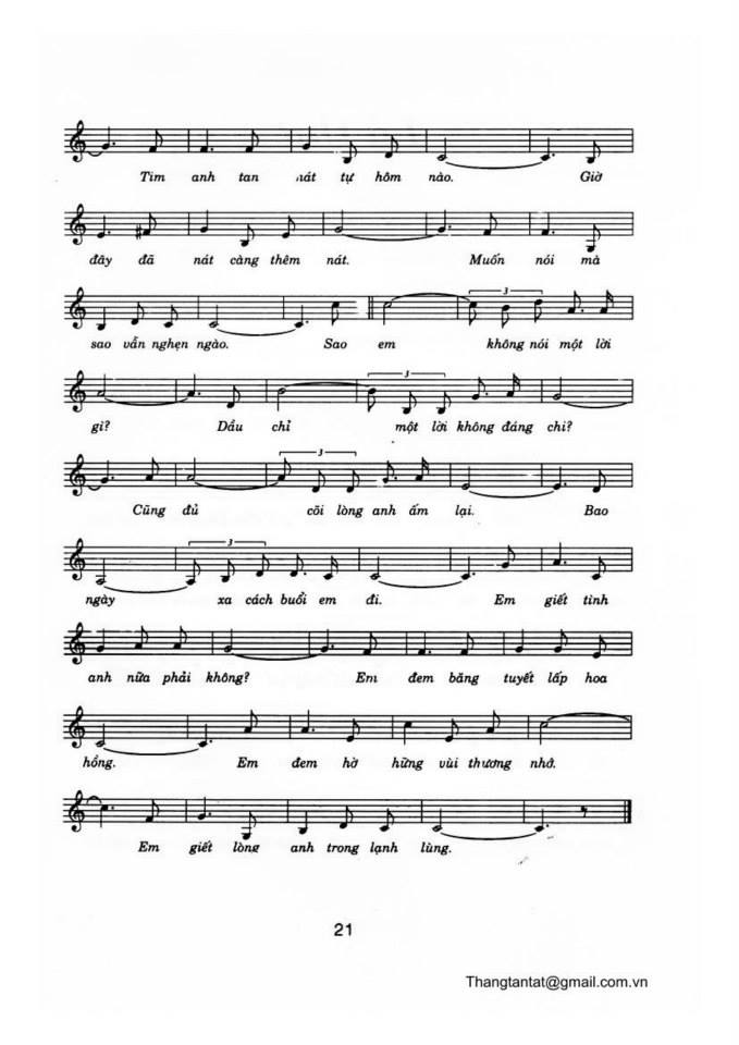 Lạnh Lùng sheet có lời 