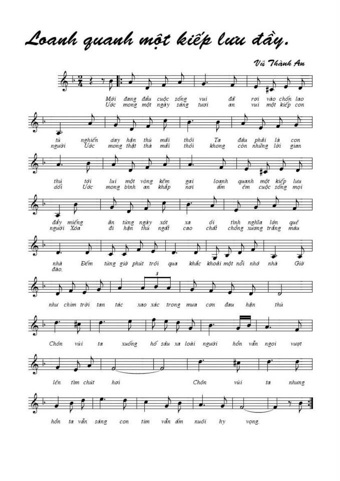 Loanh Quanh Một Kiếp Lưu Đầy sheet