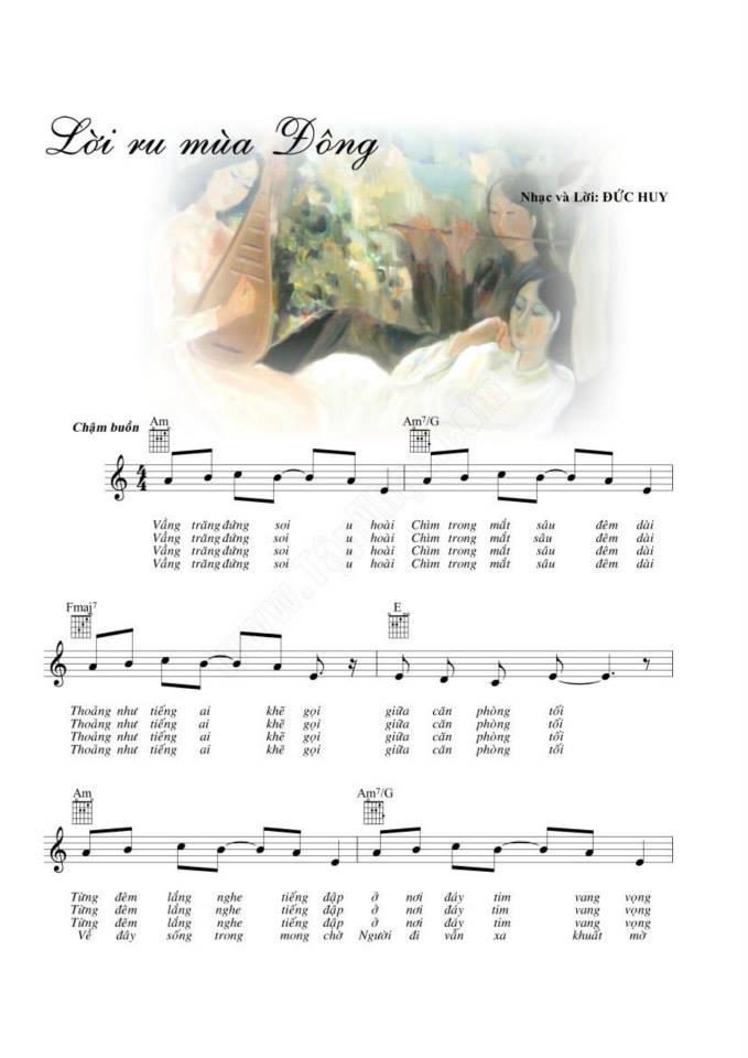 Lời Ru Mùa Đông sheet