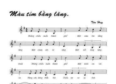 Màu Tím Bằng Lăng sheet có lời 