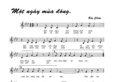 Một Ngày Mùa Đông sheet có lời 