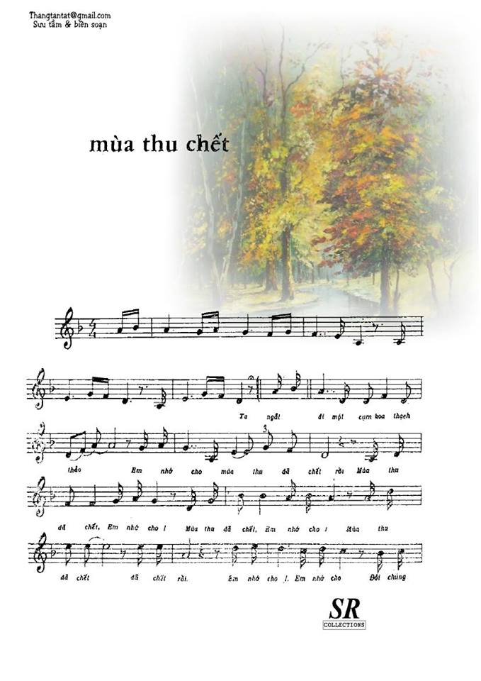 Mùa Thu Chết sheet