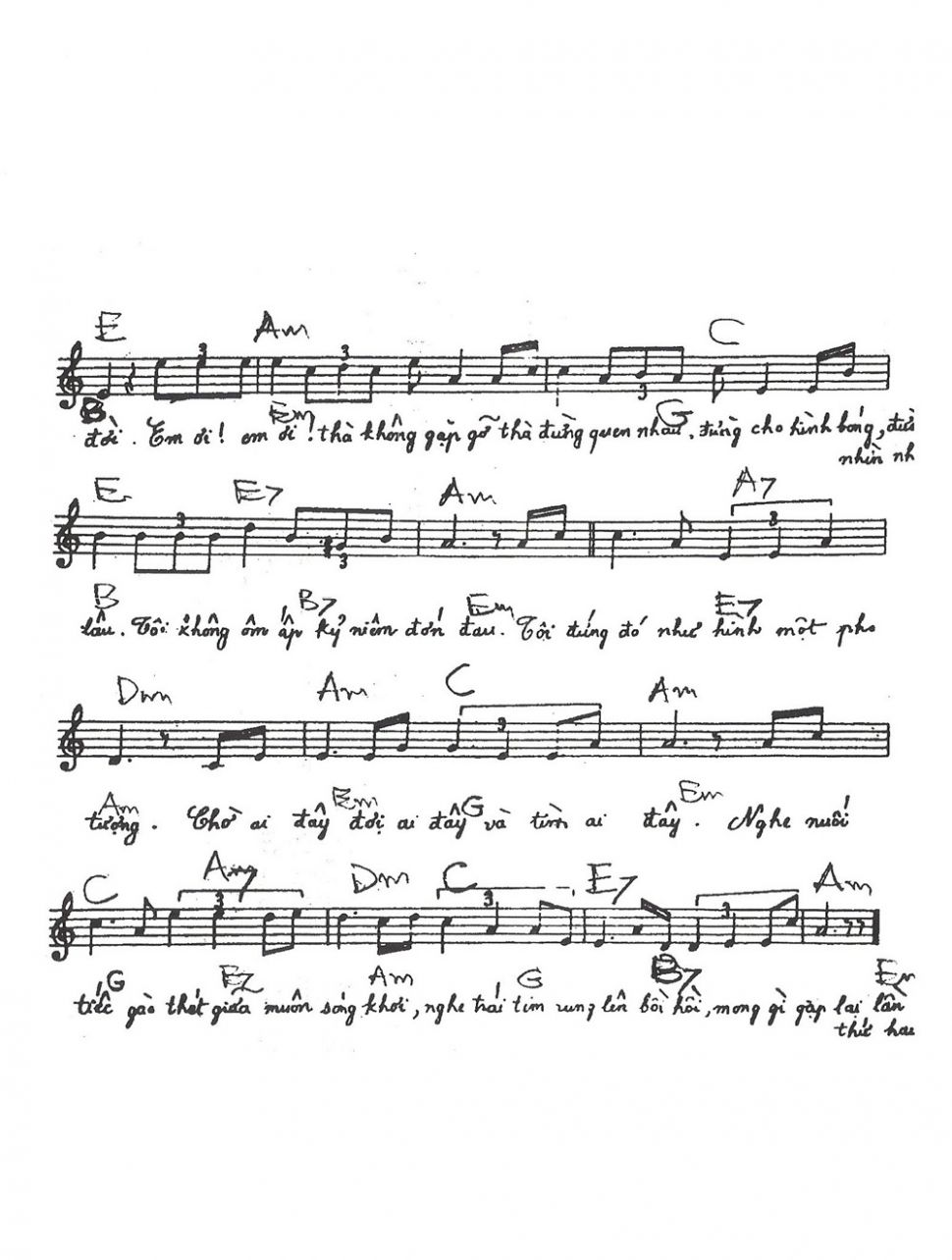 Linh Hồn Tượng Đá sheet có lời 