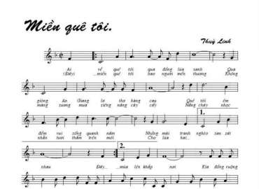Miền Quê Tôi sheet có lời 