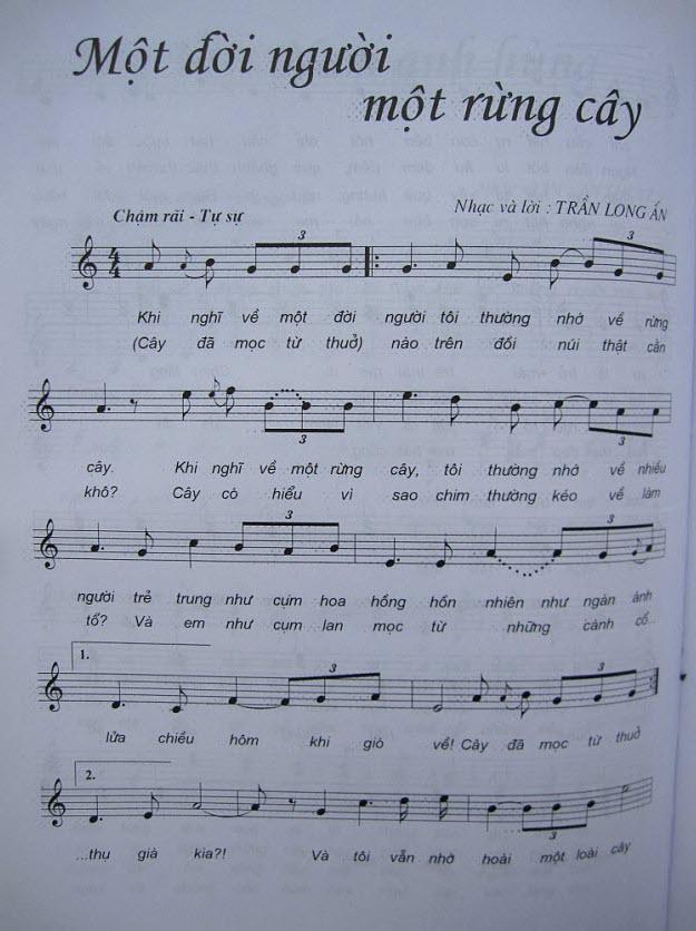 Một Đời Người Một Rừng Cây sheet Một Đời Người Một Rừng Cây sheet