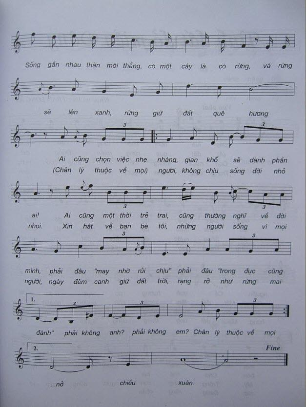 Một Đời Người Một Rừng Cây sheet có lời Một Đời Người Một Rừng Cây sheet có lời