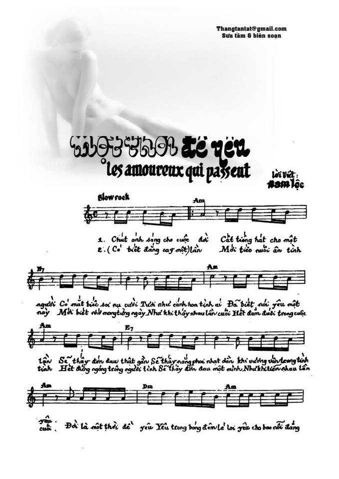 Một Thời Để Yêu sheet