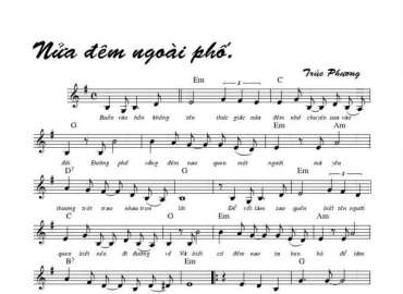 Nửa Đêm Ngoài Phố sheet có lời 