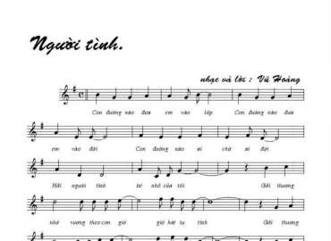 Người Tình sheet có lời 