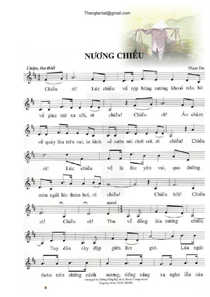 Nương Chiều sheet