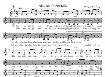 Nếu Như Anh Đến sheet có lời 