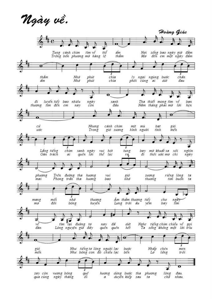 Ngày Về sheet Ngày Về sheet