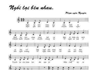 Ngồi Lại Bên Nhau sheet có lời 