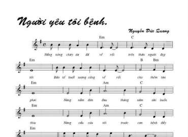 Người Yêu Tôi Bệnh sheet có lời 