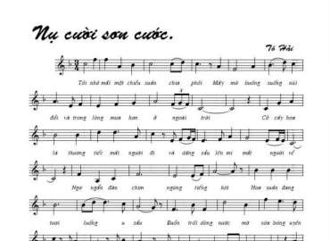 Nụ Cười Sơn Cước sheet có lời 