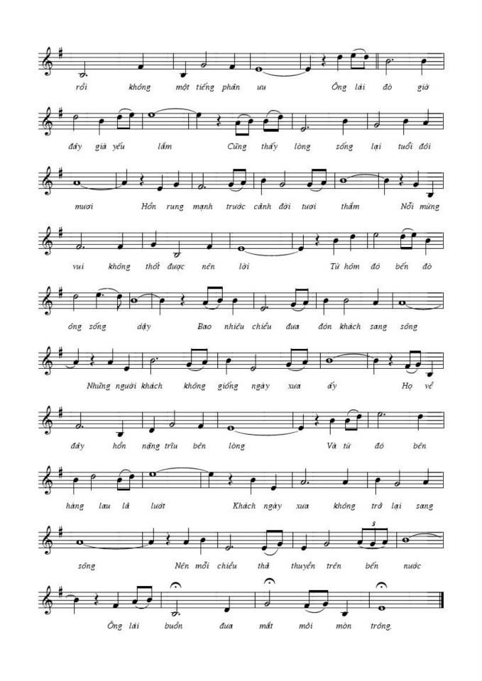 Ông Lái Đò sheet có lời 