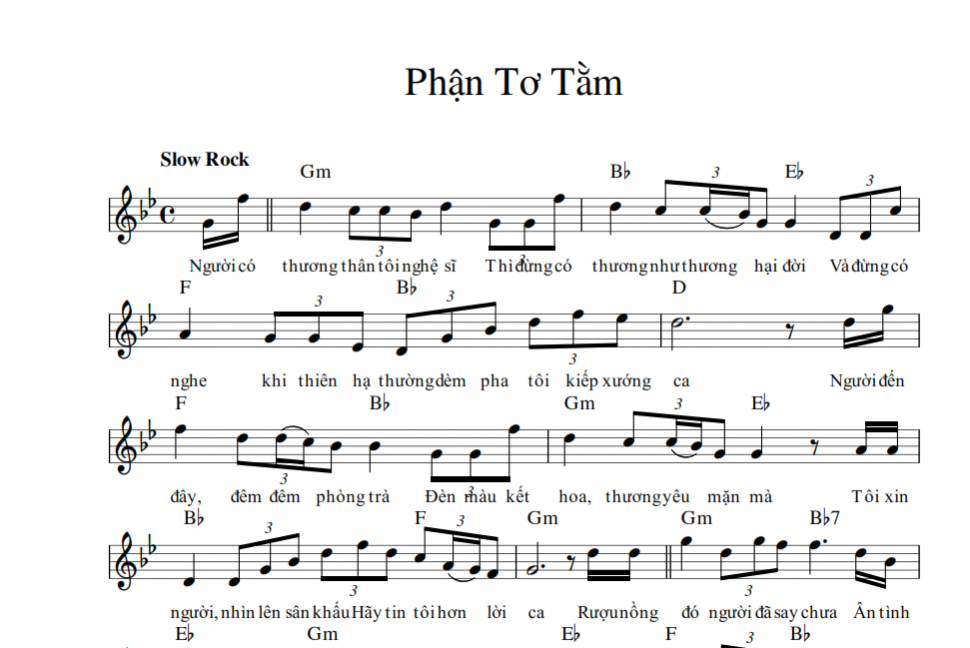Phận Tơ Tằm sheet