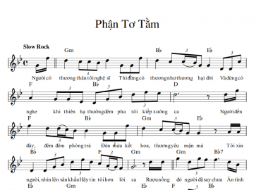 Phận Tơ Tằm sheet có lời 