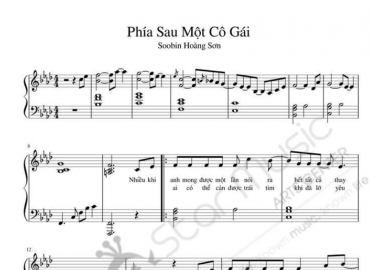 Phía Sau Một Cô Gái sheet có lời 