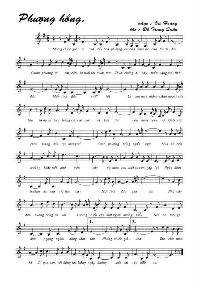 Phượng Hồng sheet