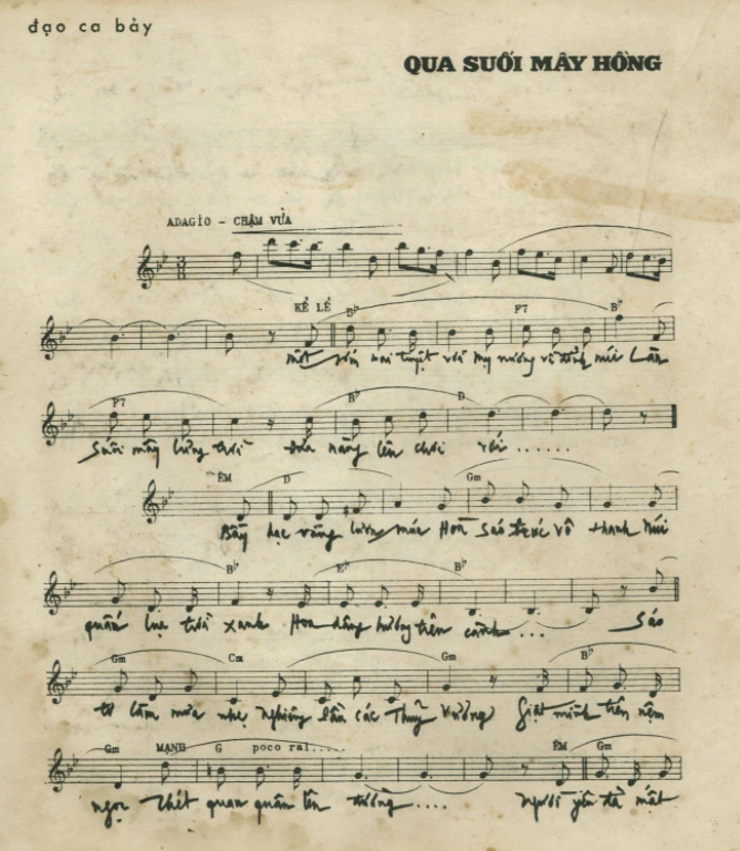Qua Suối Mây Hồng sheet