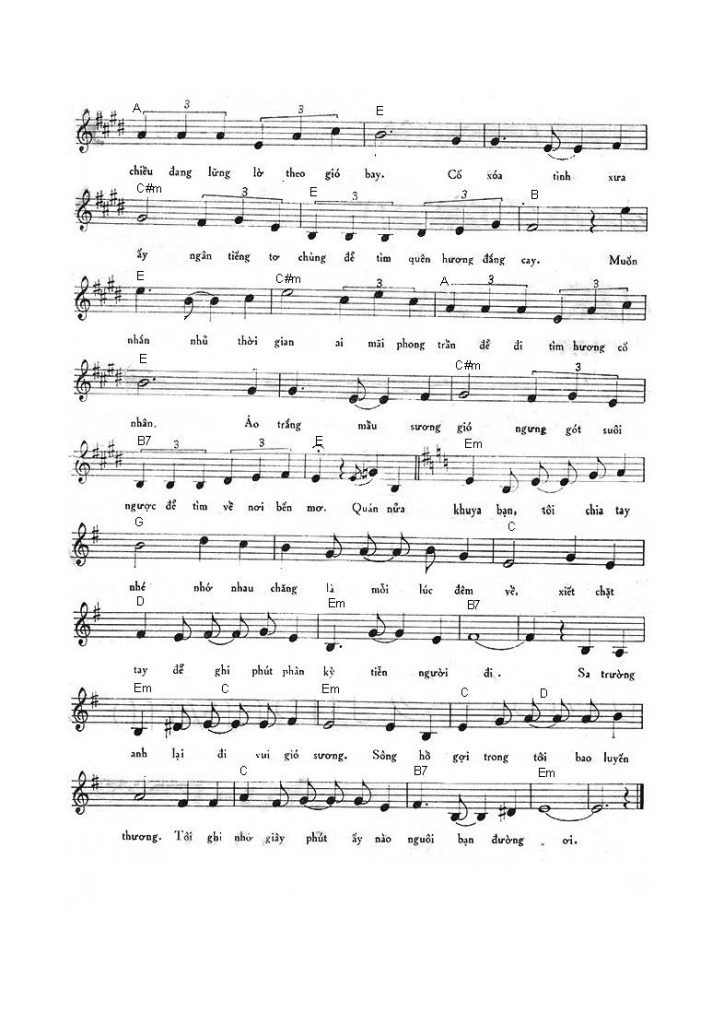 Quán Nửa Khuya sheet có lời 