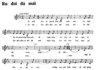 Ru Đời Đã Mất sheet có lời 