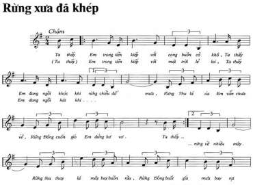 Rừng Xưa Đã Khép sheet có lời 