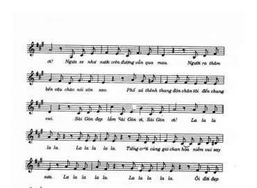 Sang Ngang sheet có lời 