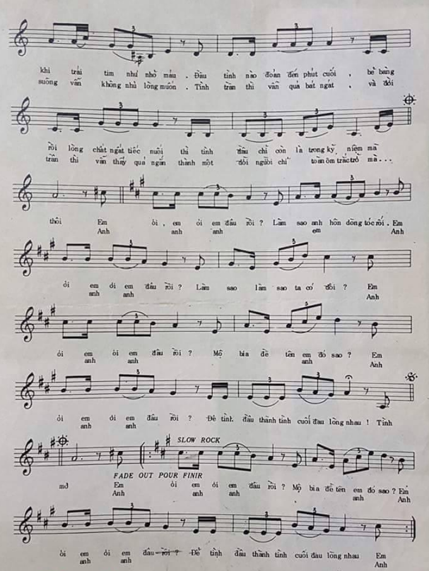 Tình Đầu Tình Cuối sheet có lời 