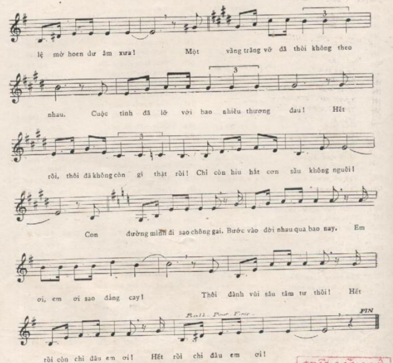 Tình Lỡ sheet có lời Tình Lỡ sheet có lời