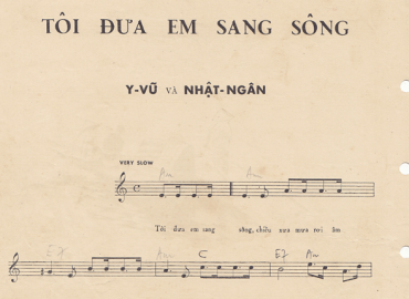 Tôi Đưa Em Sang Sông sheet có lời 