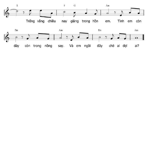 Trống Vắng sheet có lời 