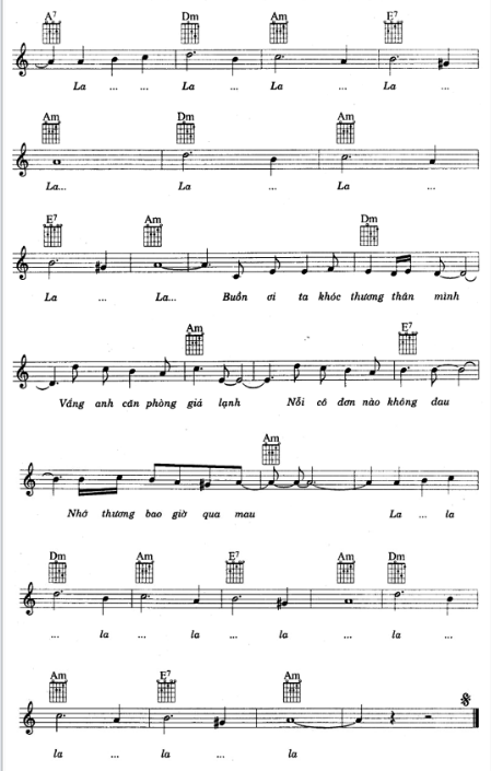 Tuyết Rơi sheet có lời 