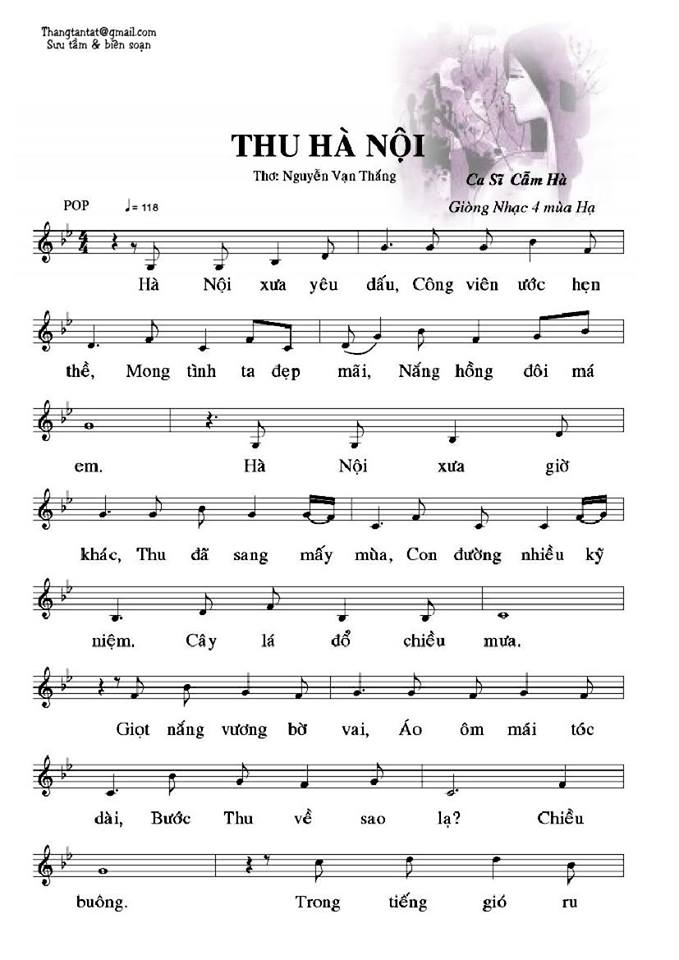 Thu Hà Nội sheet Thu Hà Nội sheet