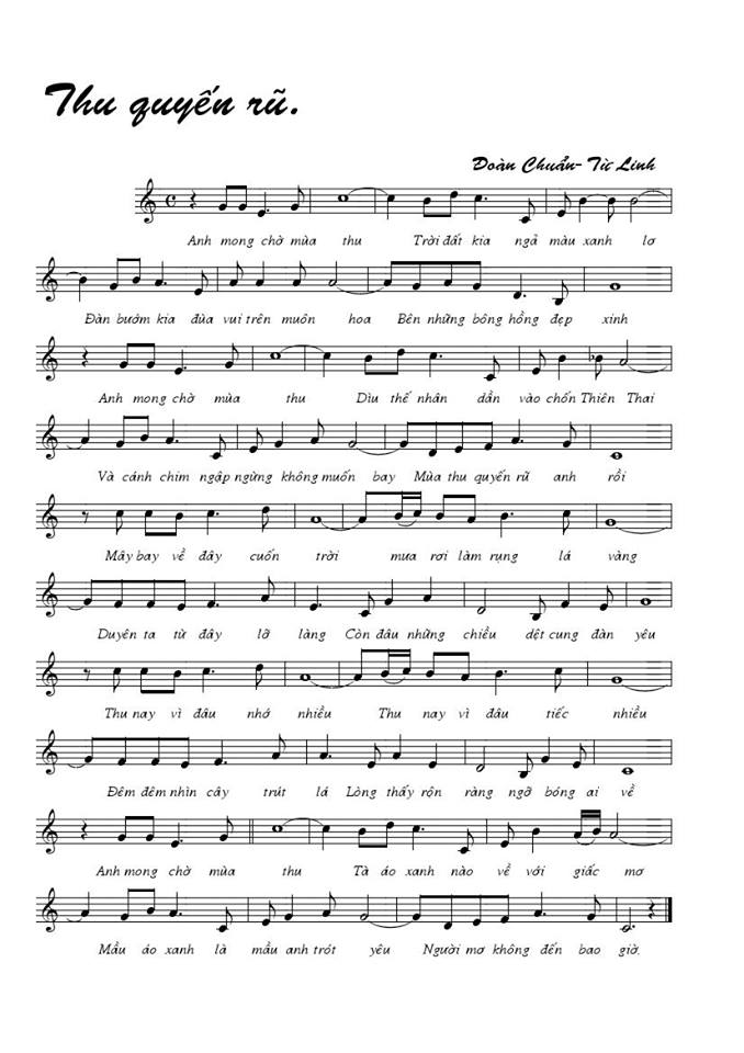 Thu Quyến Rũ sheet