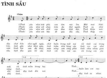 Tình Sầu sheet có lời 