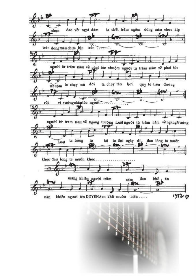 Thà Như Giọt Mưa sheet có lời Thà Như Giọt Mưa sheet có lời