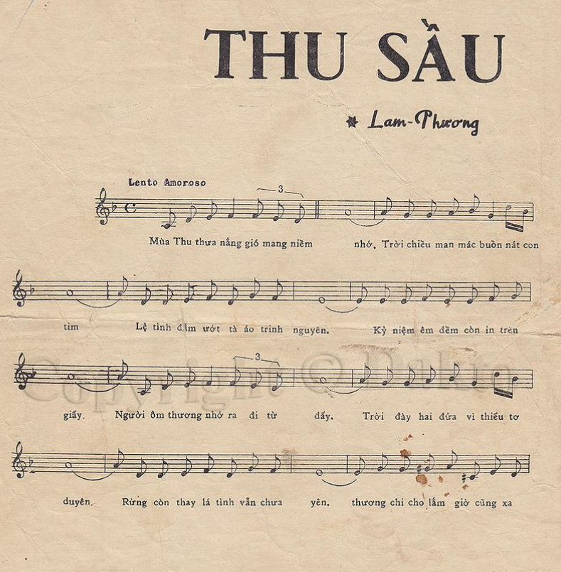 Thu Sầu sheet