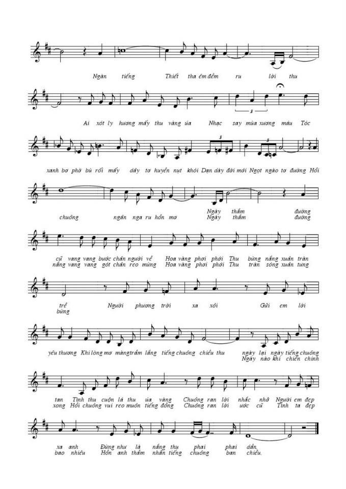 Thương Về Miền Trung sheet