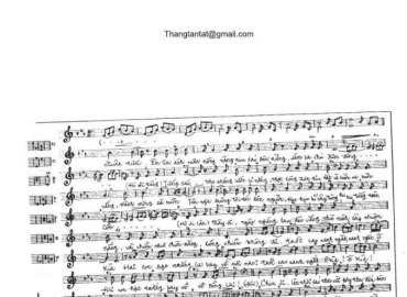 Tiếng Sáo Thiên Thai sheet có lời 