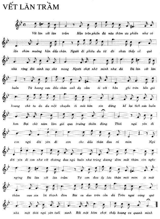 Vết Lăn Trầm sheet