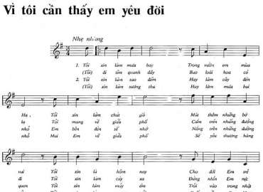 Vì Tôi Cần Thấy Em Yếu Đuối sheet có lời 