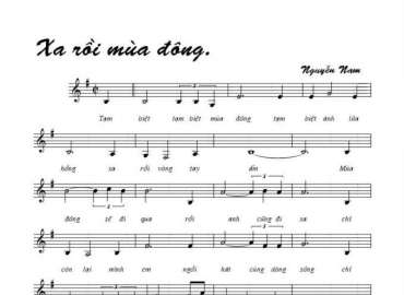 Xa rồi mùa đông sheet